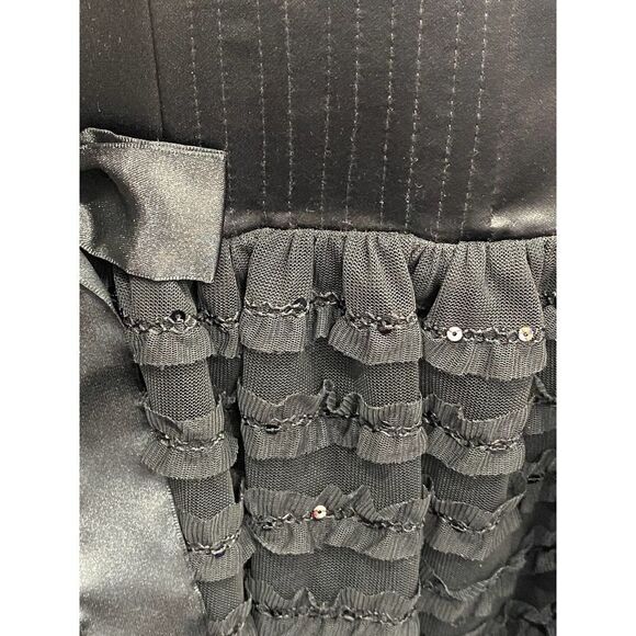 Vintage Jessica McClintock Strapless Cocktail Dress sz 12p - Picture 5 of 9